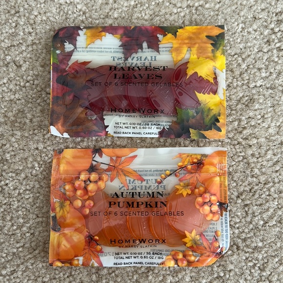 Homeworx Accents Homeworx Gelables Harvest Leaves Autumn Pumpkin
